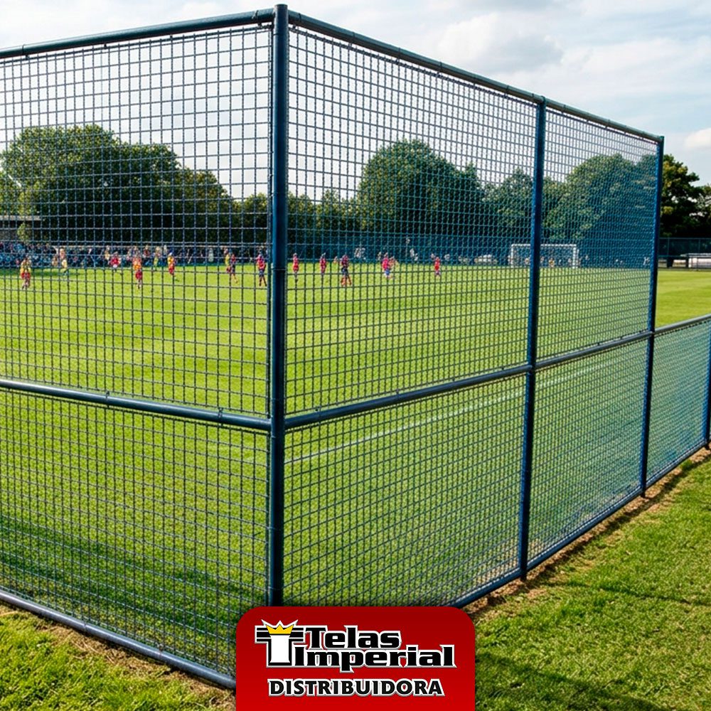 Tela Ondulada Soldada para Campo de Futebol