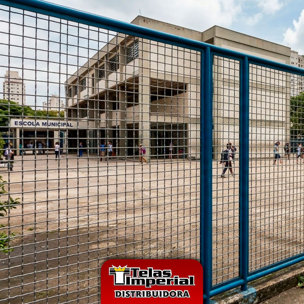Tela Ondulada Soldada para Escolas e Colégios