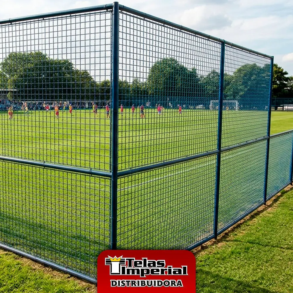 Tela Ondulada Soldada para Campo de Futebol
